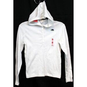 NEW 2006/05 Gymboree Prep Henley 10 Spring Turtle Hoodie T-Shirt Embroidered Whi